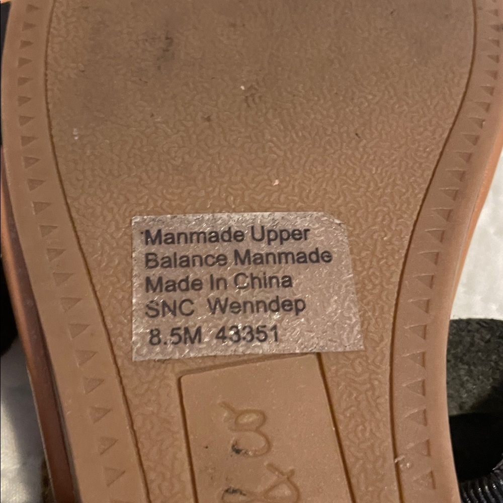 Style & Co. Black Braided Strap Slide Sandals - Picture 4 of 4